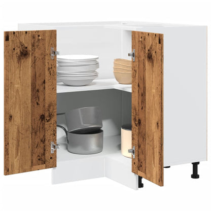 Kitchen Cabinet Lyon Old Wood 75.5x75.5x81.5 cm Engineered Wood