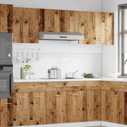 Hanging Cabinet Lyon Old Wood 30x31x60 cm Engineered Wood