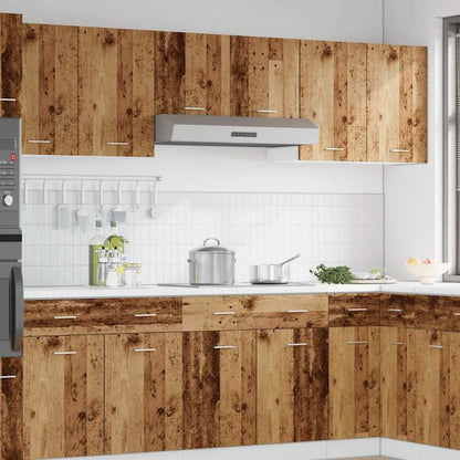 Hanging Cabinet Lyon Old Wood 40x31x60 cm Engineered Wood