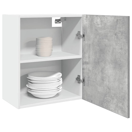 Hanging Cabinet "Lyon" Concrete Grey 50x31x60 cm Engineered Wood