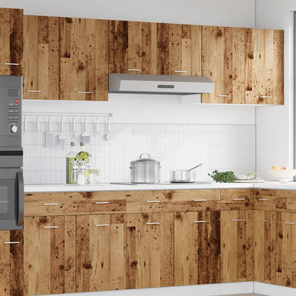 Hanging Cabinet Lyons 2 pcs Old Wood 50x31x60 cm Engineered Wood