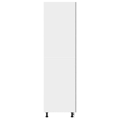 Refrigerator Cabinet Lyon Concrete Grey 60x57x207 cm Engineered Wood