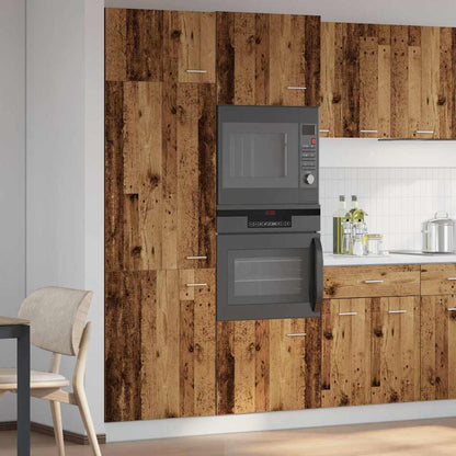 Refrigerator Cabinet Lyon Old Wood 60x57x207 cm Engineered Wood