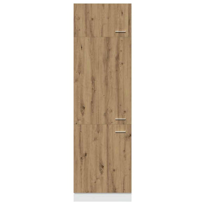 Refrigerator Cabinet "Lyon" Artisan Oak 60x57x207 cm