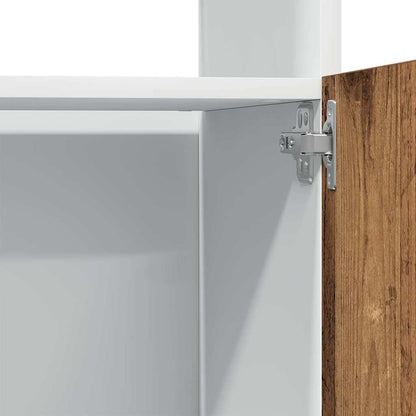 Microwave Cabinet "Lyon" Old Wood 60x57x207 cm Engineered Wood