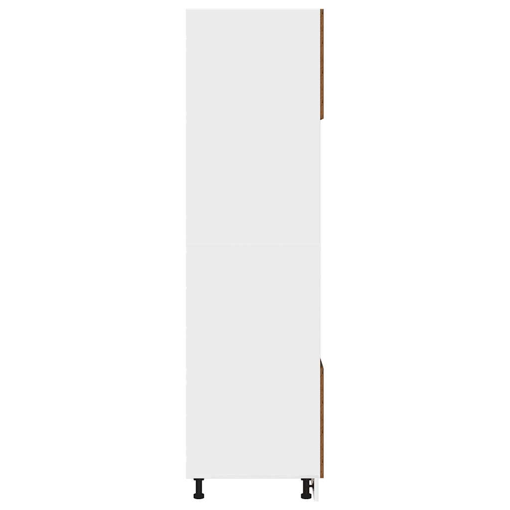 Microwave Cabinet "Lyon" Old Wood 60x57x207 cm Engineered Wood
