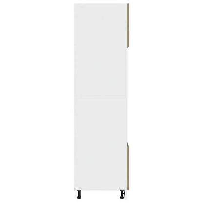 Microwave Cabinet Lyon Artisan Oak 60x57x207 cm Engineered Wood