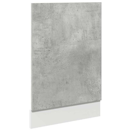 Dishwasher Panel Lyon Concrete Grey 45x3x67 cm
