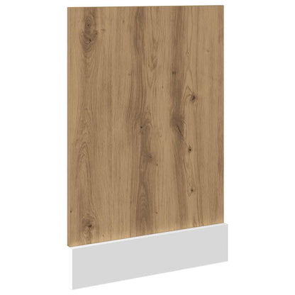 Dishwasher Panel Lyon Artisian Oak 45x3x67 cm Engineered Wood