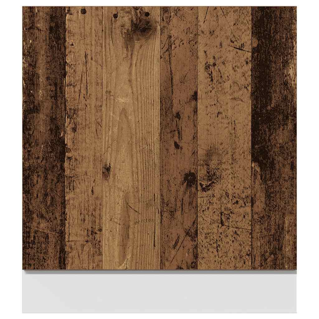 Dishwasher Panel Lyon Old Wood 60x1.5x67 cm Engineered Wood