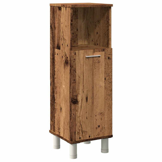Bathroom Cabinet Old Wood 30x30x95 cm Engineered Wood