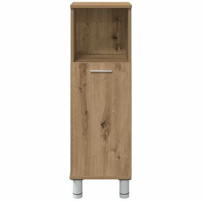 Bathroom Cabinet Artisan Oak 30x30x95 cm Engineered Wood