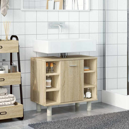 Bathroom Cabinet Sonoma Oak 60x32x53.5 cm Engineered Wood