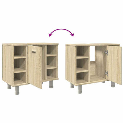 Bathroom Cabinet Sonoma Oak 60x32x53,5 cm Engineered Wood
