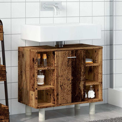 Bathroom Cabinet Old Wood 60x32x53,5 cm Engineered Wood