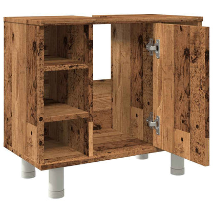 Bathroom Cabinet Old Wood 60x32x53,5 cm Engineered Wood
