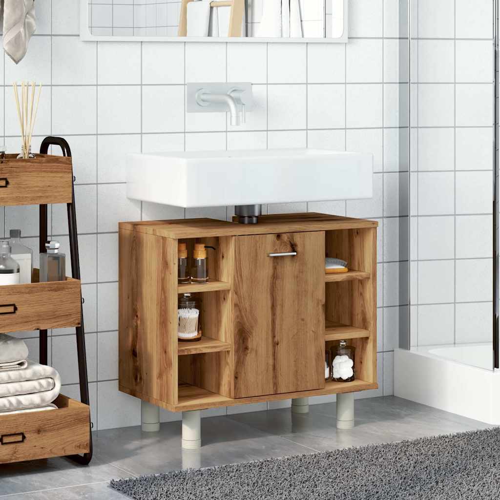 Bathroom Cabinet Artisan Oak 60x32x53,5 cm Engineered Wood