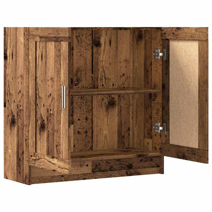 Book Cabinet Old Wood 82.5x30.5x80 cm Engineered Wood