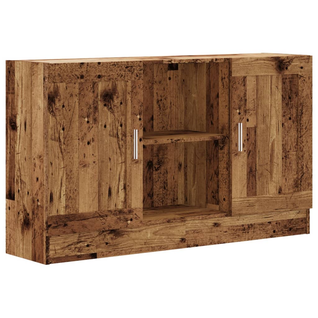 Sideboard Old Wood 120x30.5x70 cm Engineered Wood