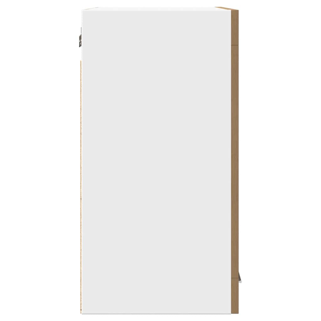 Kitchen Wall Cabinet Lyon with Glass Door Artisan Oak 60x31x60 cm
