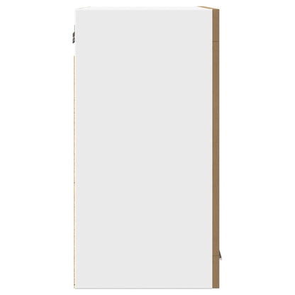 Kitchen Wall Cabinet Lyon with Glass Door Artisan Oak 60x31x60 cm