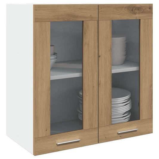 Kitchen Wall Cabinet "Lyon" with Door Artisan Oak 60x31x60 cm