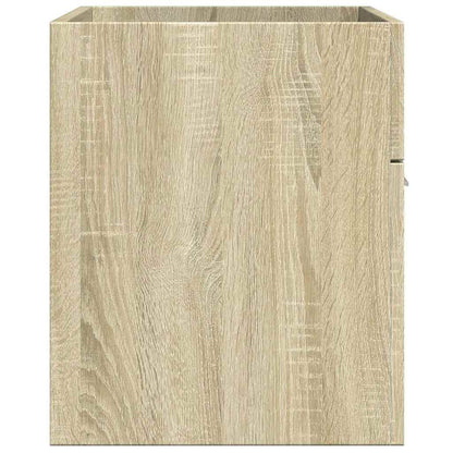 Sink Cabinet Sonoma Oak 80x38.5x46 cm Engineered Wood