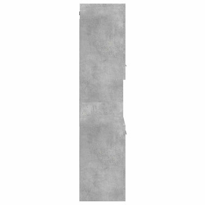 Bathroom Hanging Cabinet Concrete Grey 30x30x130 cm