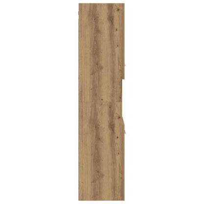 Bathroom Hanging Cabinet Artisian Oak 30x30x130 cm Engineered Wood