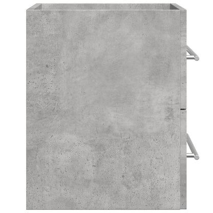 Sink Cabinet Concrete Grey 60x38,5x48 cm Engineered Wood