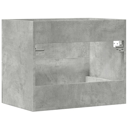 Sink Cabinet Concrete Grey 60x38,5x48 cm Engineered Wood