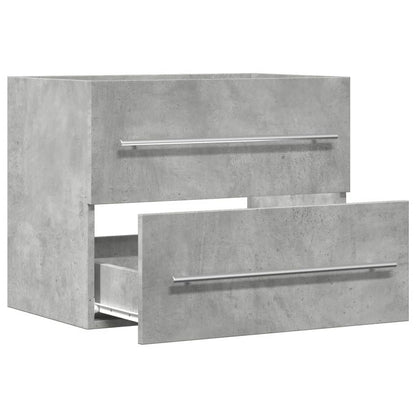Sink Cabinet Concrete Grey 60x38,5x48 cm Engineered Wood