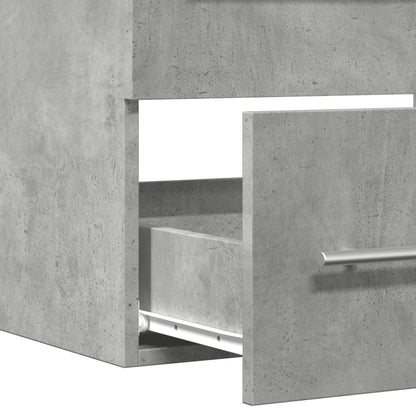 Sink Cabinet Concrete Grey 60x38,5x48 cm Engineered Wood