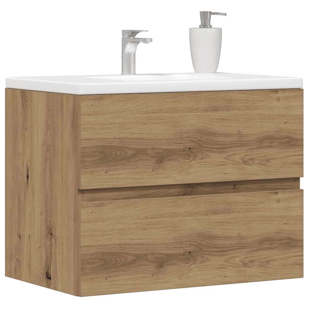 Bathroom Cabinet Artisan Oak 60x38.5x45 cm Engineered Wood