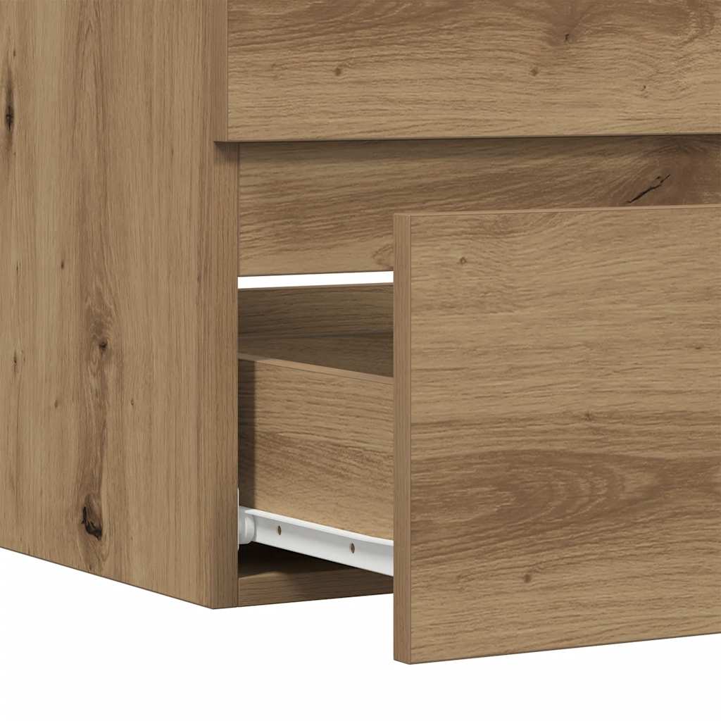Bathroom Cabinet Artisan Oak 60x38.5x45 cm Engineered Wood