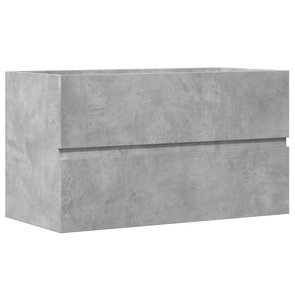 Bathroom Hanging Cabinet Concrete Grey 80x38.5x45 cm