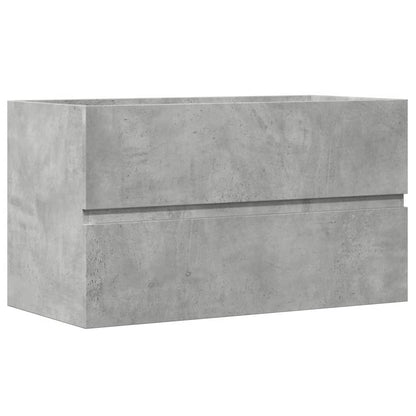 Bathroom Hanging Cabinet Concrete Grey 80x38.5x45 cm