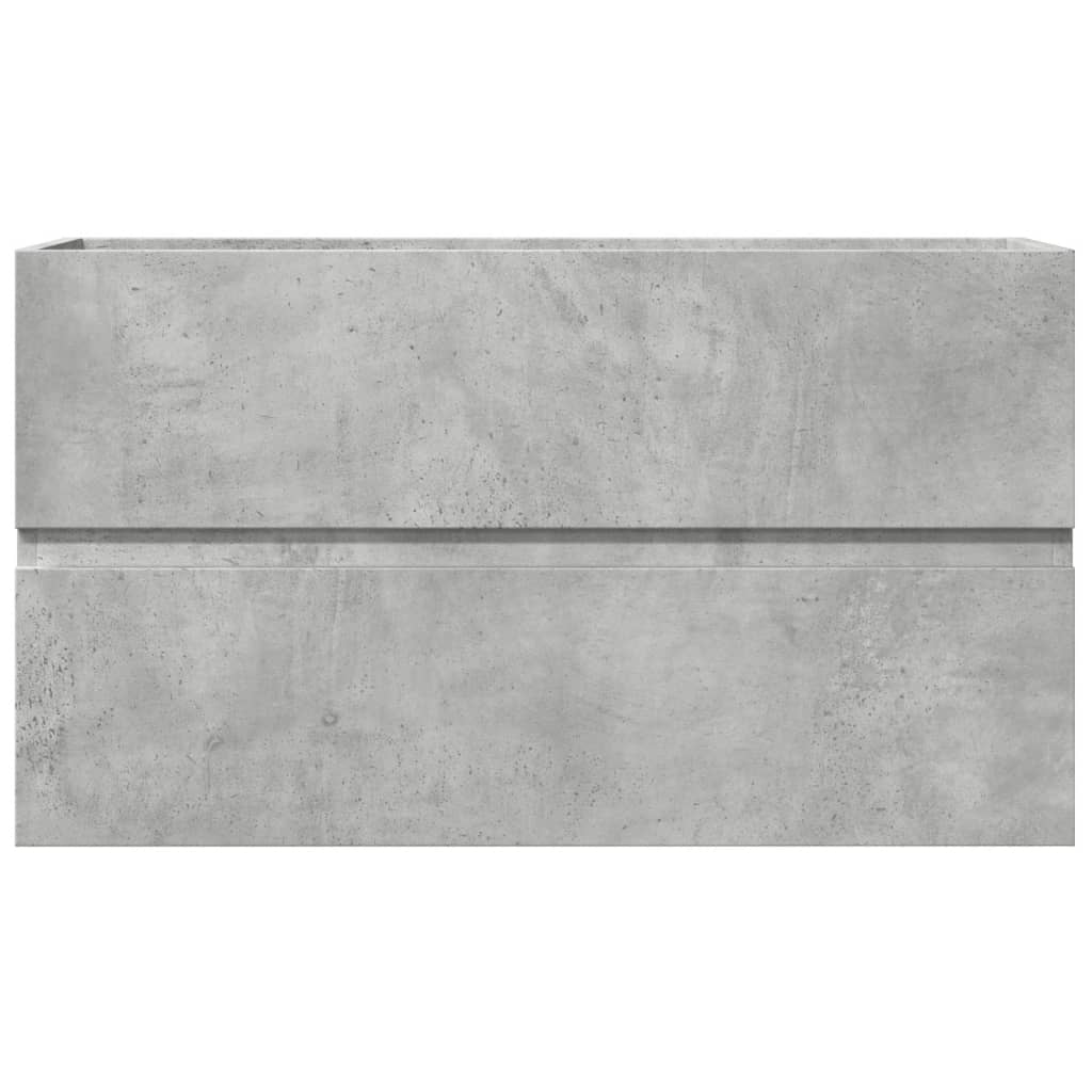 Bathroom Hanging Cabinet Concrete Grey 80x38.5x45 cm