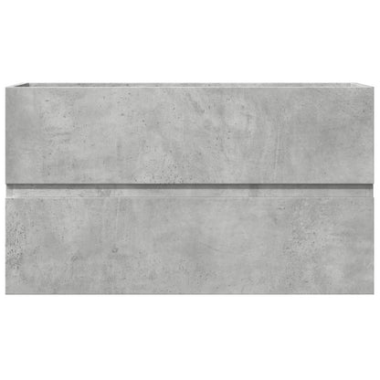 Bathroom Hanging Cabinet Concrete Grey 80x38.5x45 cm