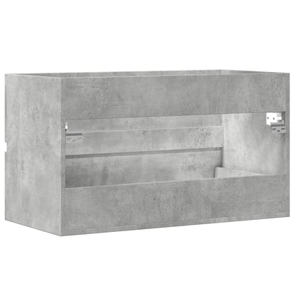 Bathroom Hanging Cabinet Concrete Grey 80x38.5x45 cm