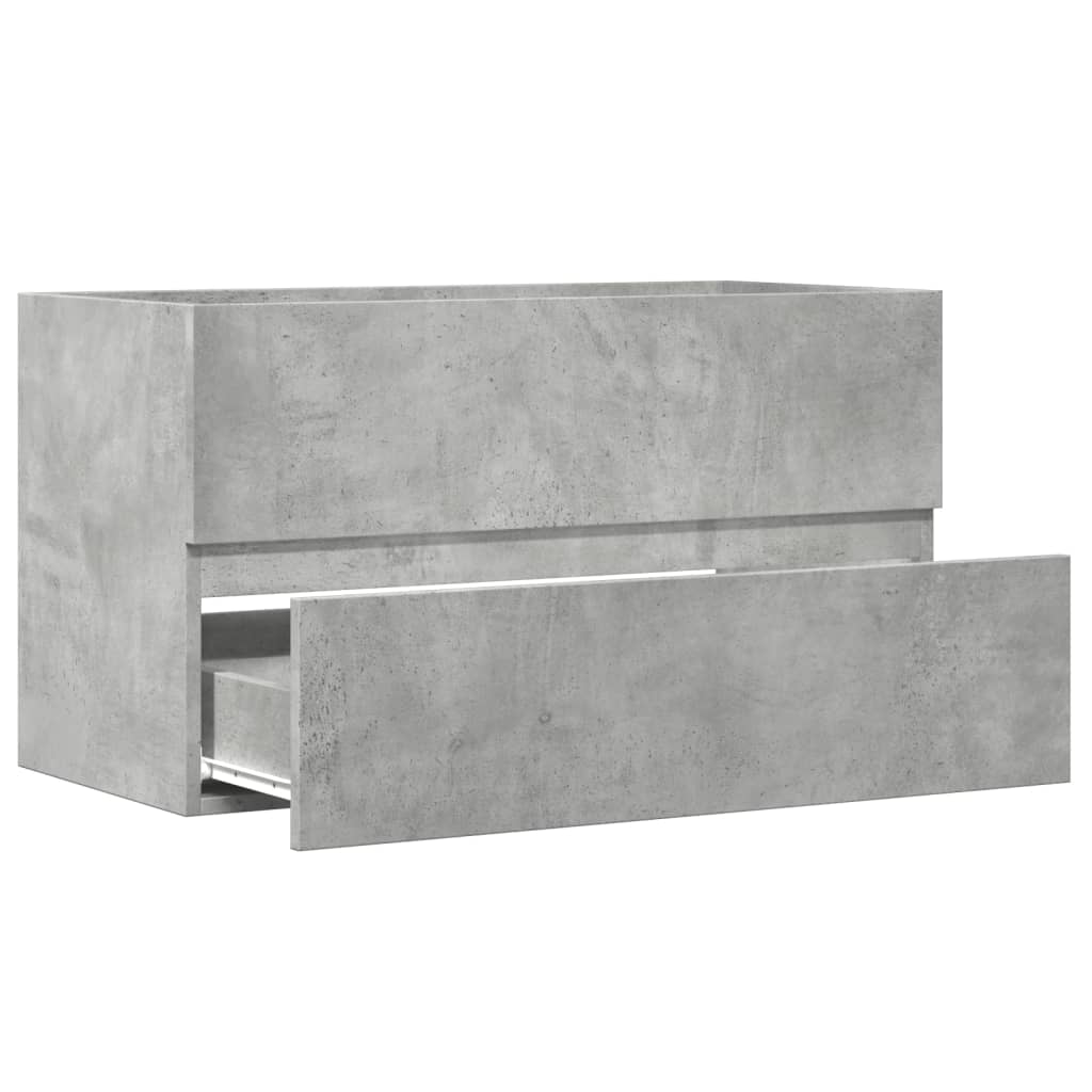 Bathroom Hanging Cabinet Concrete Grey 80x38.5x45 cm