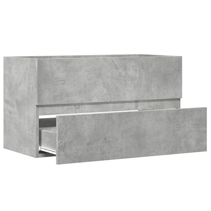Bathroom Hanging Cabinet Concrete Grey 80x38.5x45 cm
