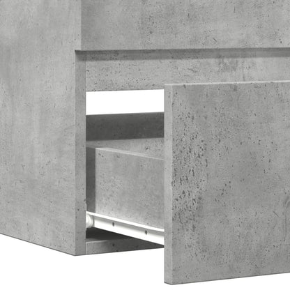 Bathroom Hanging Cabinet Concrete Grey 80x38.5x45 cm