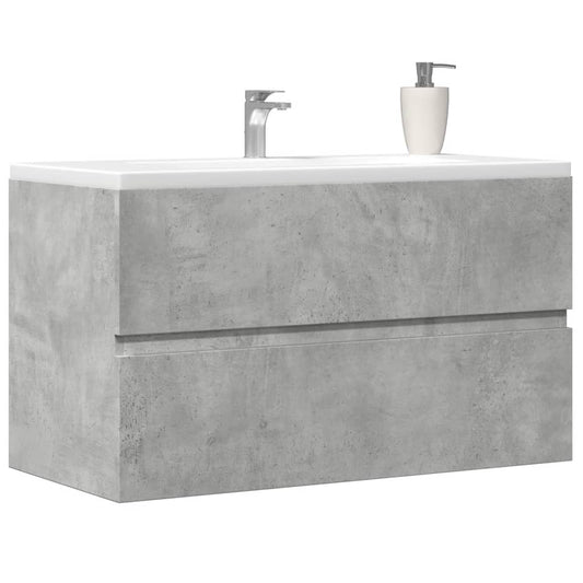 Bathroom Hanging Cabinet Concrete Grey 80x38.5x45 cm