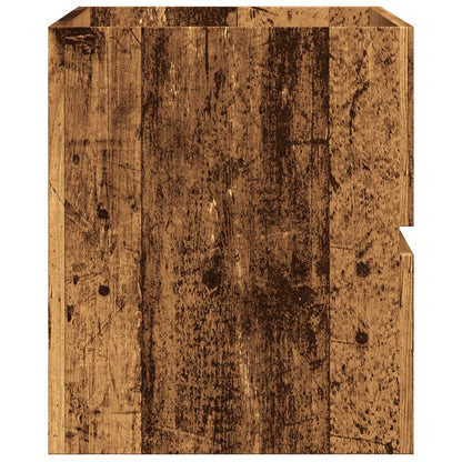 Bathroom Hanging Cabinet Old Wood 80x38,5x45 cm Engineered Wood