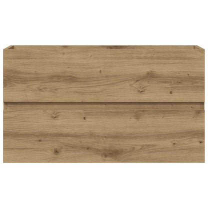 Sink Cabinet Artisian Oak 90x38,5x45 cm Engineered Wood