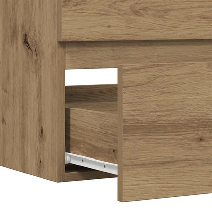 Sink Cabinet Artisian Oak 90x38.5x45 cm Engineered Wood