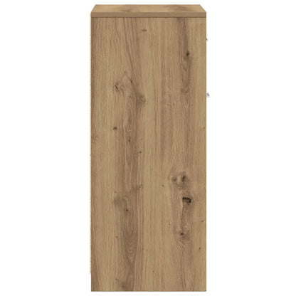 Bathroom Cabinet Artisan Oak 60x33x80 cm Engineered Wood