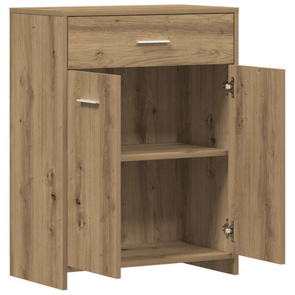 Bathroom Cabinet Artisan Oak 60x33x80 cm Engineered Wood