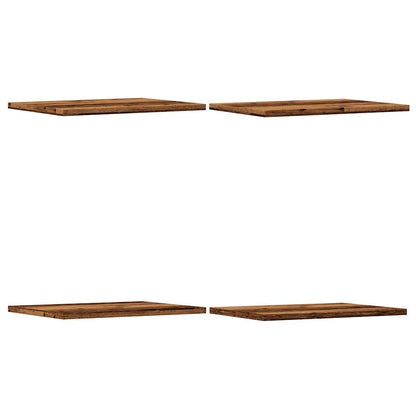 Bookshelf Boards 4 pcs Old Wood 40x30x1.5 cm Engineered Wood